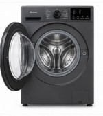 Load image into Gallery viewer, Hisense 6kg Front Load Washing Machine, 1000 RPM, 15 Programs, Titanium Grey – WFVC6010T - Teq Souq