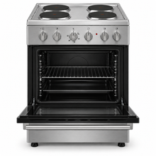 Wolf Power 60x60cm 4 Hot Plate Electric Cooker, 65L Oven with Fan, Stainless Steel – WGC6060HERMF - Teq Souq