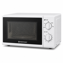 Westpoint 20L Solo Microwave Oven, 700W, 5 Power Levels, Defrost, Mechanical Control, White – WMS-2014 - Teq Souq