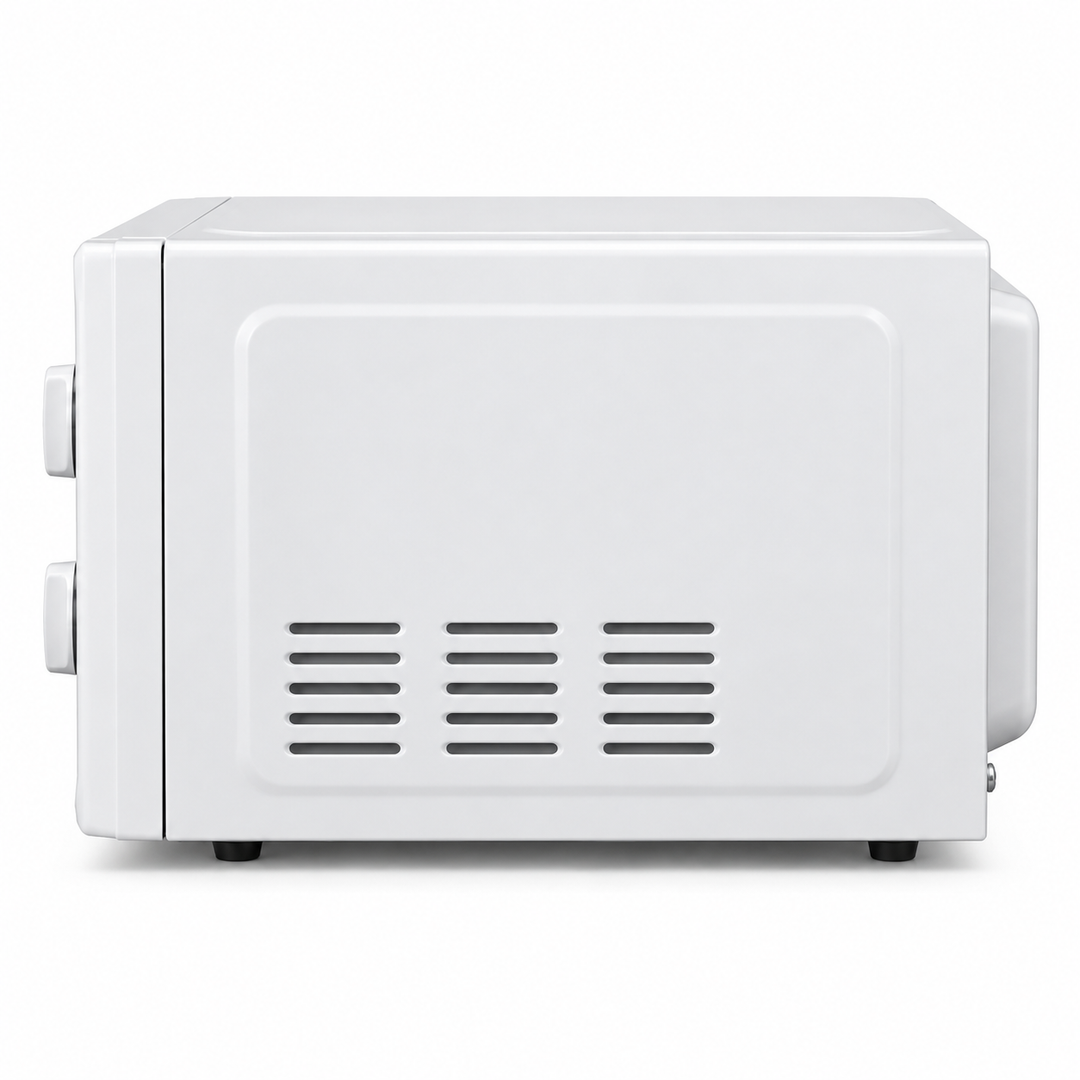 Westpoint 20L Solo Microwave Oven, 700W, 5 Power Levels, Defrost, Mechanical Control, White – WMS-2014 - Teq Souq