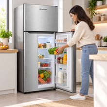 Westpoint 250L Double Door Top Mount Refrigerator, No Frost, Silver – WNN-3023ERI - Teq Souq