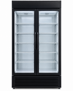 Load image into Gallery viewer, Westpoint 1200L 2-Door Upright Showcase Chiller, No Frost Commercial Beverage Cooler, Black – WPSN-12017T2 - Teq Souq