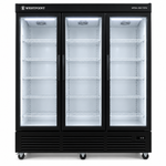 Load image into Gallery viewer, Westpoint 1800L 3-Door Upright Showcase Chiller, Glass Door Commercial Beverage Cooler, Black – WPSN-18017RTN - Teq Souq