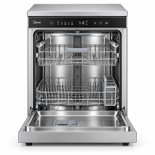 Midea 13 Place Settings Freestanding Dishwasher, Silver – WQP13-5233C-S - Teq Souq