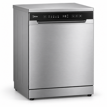 Midea 13 Place Settings Freestanding Dishwasher, Silver – WQP13-5233C-S - Teq Souq