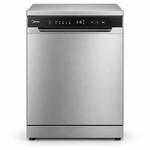 Load image into Gallery viewer, Midea 13 Place Settings Freestanding Dishwasher, Silver – WQP13-5233C-S - Teq Souq