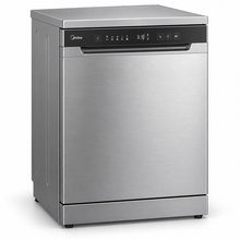 Midea 14 Place Settings Smart Freestanding Dishwasher, 8 Programs, Wi-Fi, Silver – WQP14-W7633CS - Teq Souq