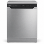 Load image into Gallery viewer, Midea 14 Place Settings Smart Freestanding Dishwasher, 8 Programs, Wi-Fi, Silver – WQP14-W7633CS - Teq Souq