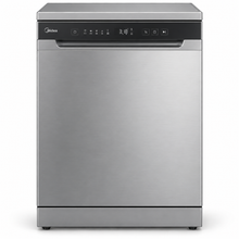 Midea 14 Place Settings Smart Freestanding Dishwasher, 8 Programs, Wi-Fi, Silver – WQP14-W7633CS - Teq Souq