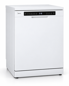 Midea 14 Place Settings Smart Freestanding Dishwasher, 8 Programs, Wi-Fi, White – WQP14-W7633CW - Teq Souq