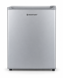 Westpoint 50L Single Door Mini Refrigerator, Manual Defrost, Lock & Key, Silver – WROK-521EI - Teq Souq