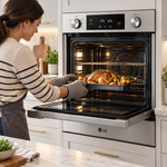 Load image into Gallery viewer, LG 76L InstaView Built-In Electric Oven, 15 Cooking Modes, Air Fry, Air Sous-Vide, Stainless Steel – WSED7613S - Teq Souq