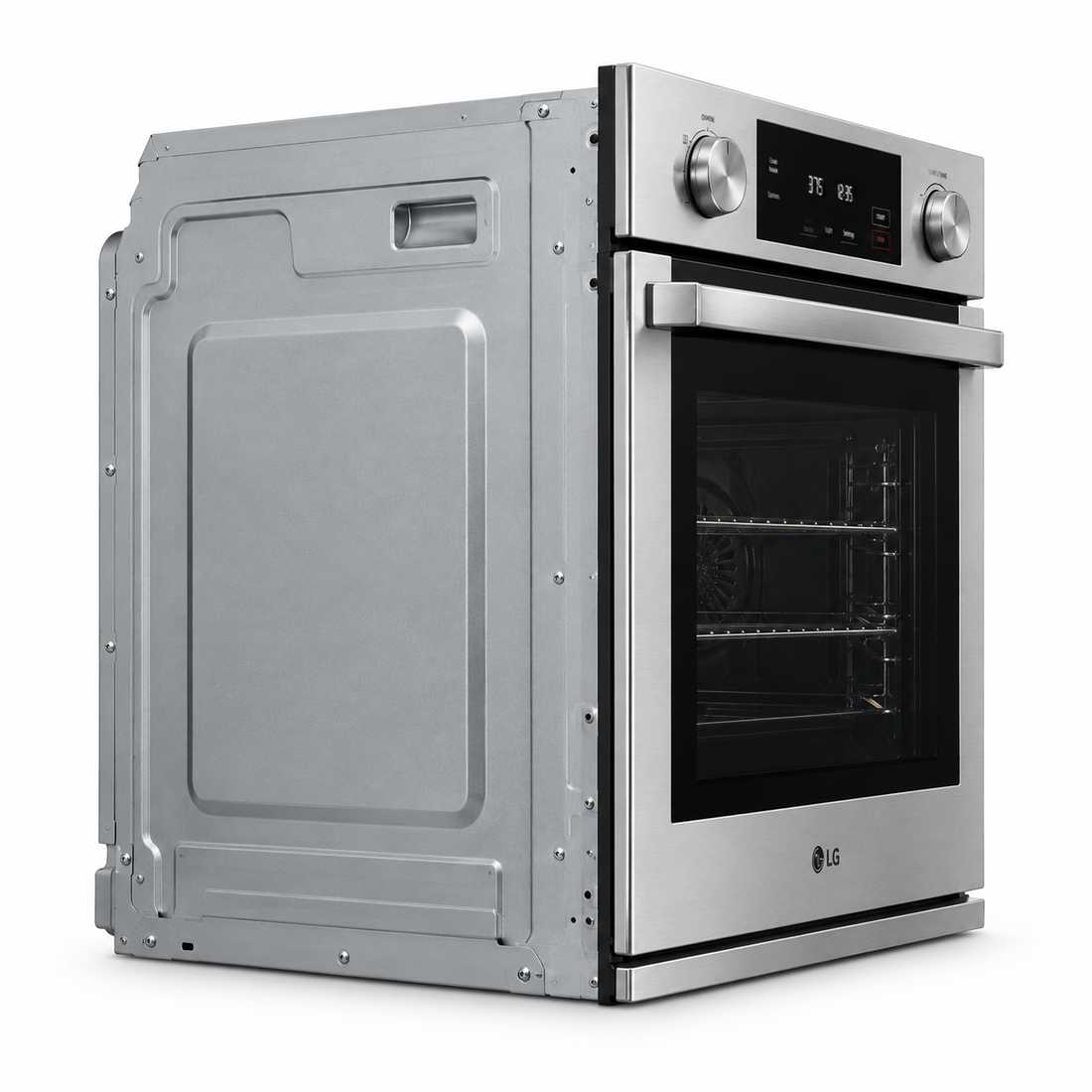 LG 76L InstaView Built-In Electric Oven, 15 Cooking Modes, Air Fry, Air Sous-Vide, Stainless Steel – WSED7613S - Teq Souq