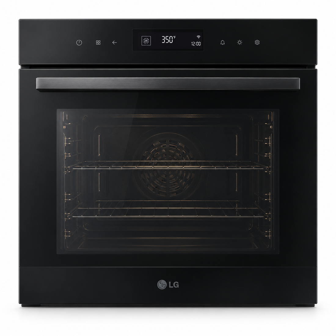 LG 76L InstaView Built-In Electric Oven, Air Fry, Steam Sous-Vide, Wi-Fi, Matte Black – WSED7667M - Teq Souq