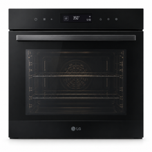 LG 76L InstaView Built-In Electric Oven, Air Fry, Steam Sous-Vide, Wi-Fi, Matte Black – WSED7667M - Teq Souq