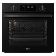 LG 72L Built-In Electric Oven, Convection Fan, Telescopic Rails, LED Display, Black Glass – WSEZ7213B1 - Teq Souq