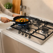 LG 72L Built-In Gas Oven, Gas Grill, Rotisserie, Mechanical Controls, Black Glass – WSG3D6511G - Teq Souq