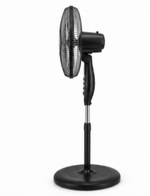 Load image into Gallery viewer, Westpoint 16-Inch Pedestal Stand Fan, 5 Blades, Remote Control, 3 Speeds, Black – WSUS-1619RCN - Teq Souq