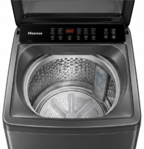 Hisense 17kg Fully Automatic Top Load Washing Machine, iBubble Clean, Aqua Preserve, Titanium Grey – WT3I1723UT - Teq Souq