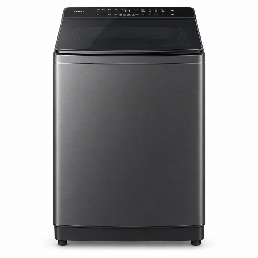 Hisense 11kg Fully Automatic Top Load Washing Machine, Aqua Save, Quick Wash, Titanium Grey – WT3K1123UT - Teq Souq