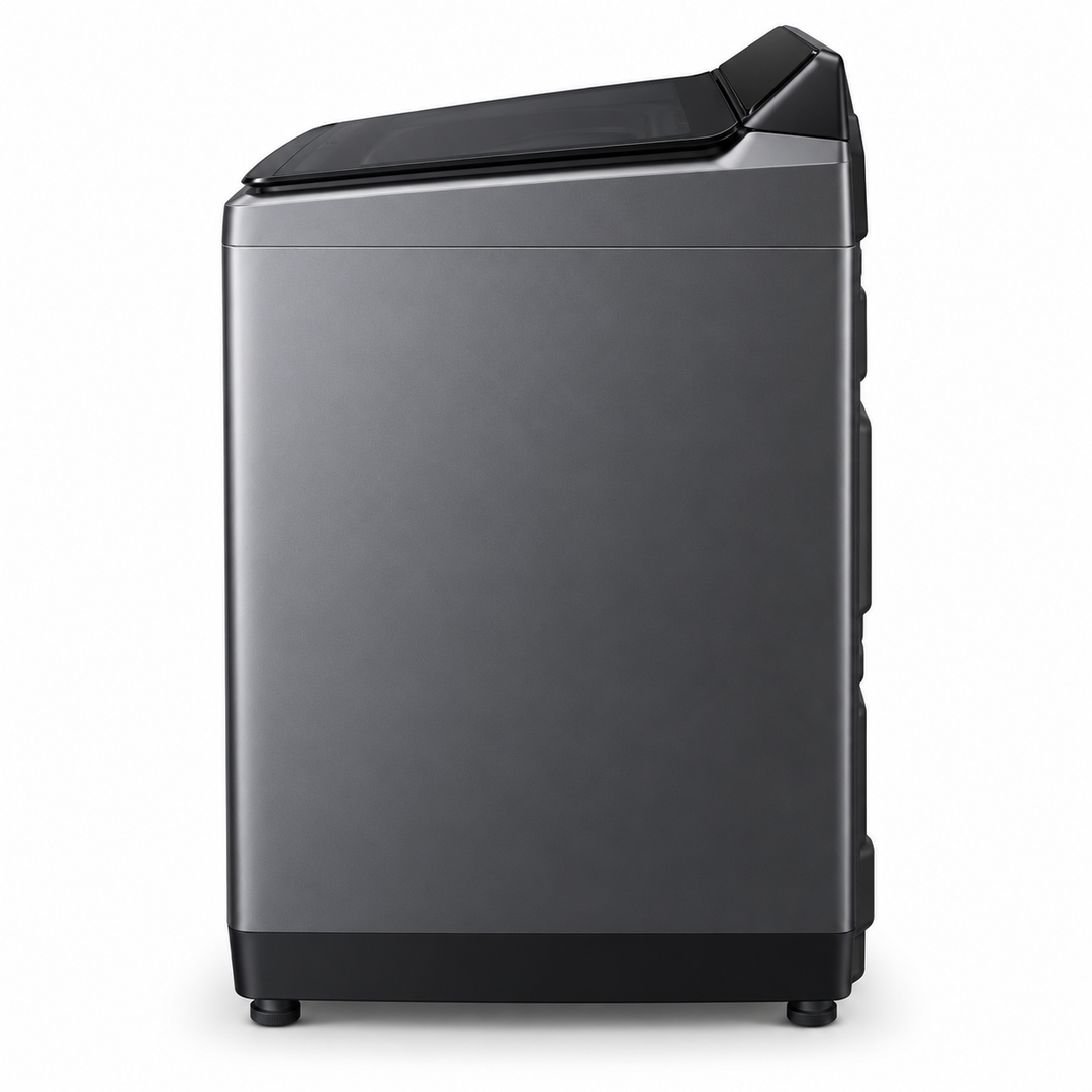 Hisense 9kg Fully Automatic Top Load Washing Machine, Aqua Save, Quick Wash, Titanium Grey – WT3K9022UT - Teq Souq