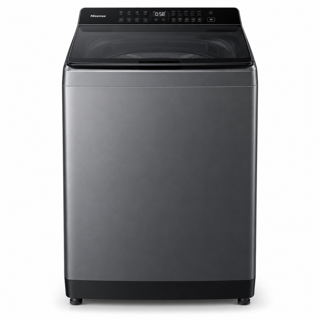 Hisense 9kg Fully Automatic Top Load Washing Machine, Aqua Save, Quick Wash, Titanium Grey – WT3K9022UT - Teq Souq