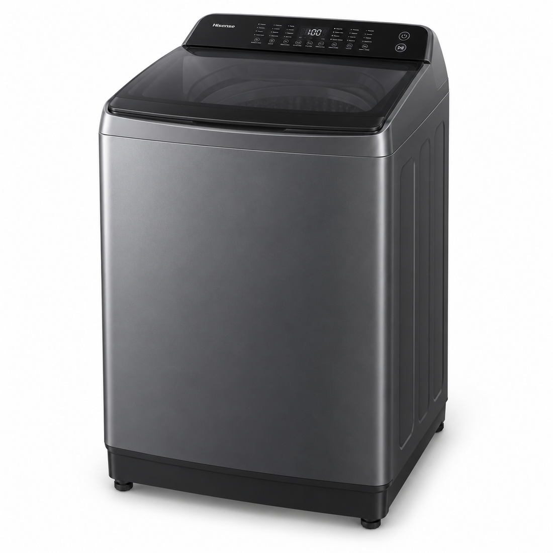 Hisense 20kg Fully Automatic Top Load Washing Machine, Titanium Grey – WT3T2023UT / WT3I2023UT - Teq Souq