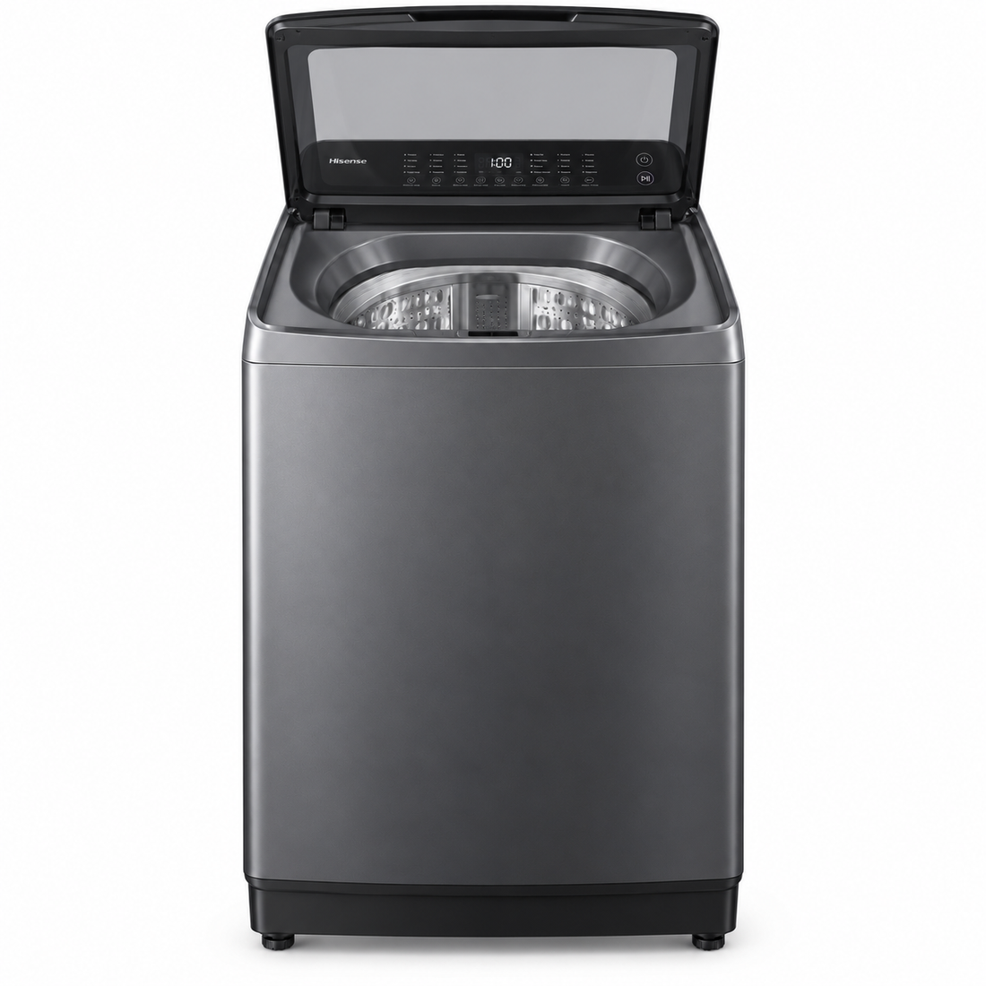 Hisense 20kg Fully Automatic Top Load Washing Machine, Titanium Grey – WT3T2023UT / WT3I2023UT - Teq Souq