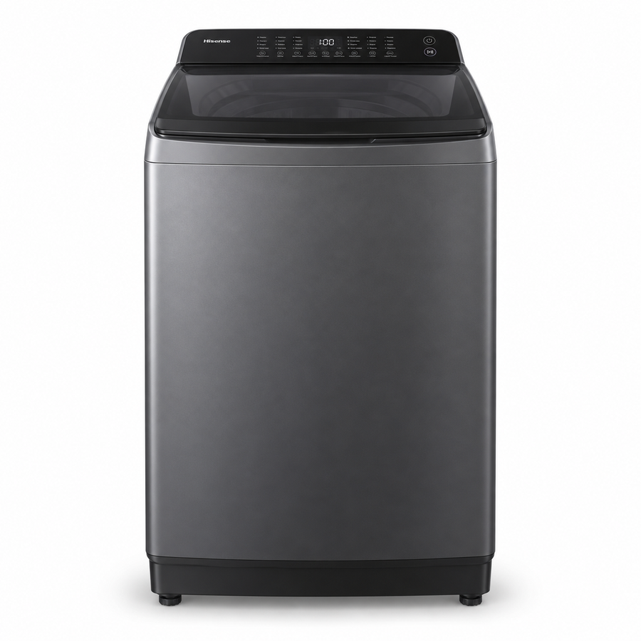 Hisense 20kg Fully Automatic Top Load Washing Machine, Titanium Grey – WT3T2023UT / WT3I2023UT - Teq Souq