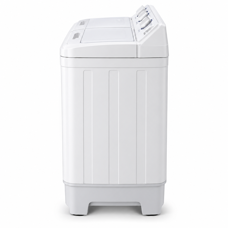 Westpoint 12kg Semi-Automatic Twin Tub Washing Machine, Top Load, Spin Dryer, White – WTX-1217 - Teq Souq