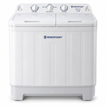 Load image into Gallery viewer, Westpoint 12kg Semi-Automatic Twin Tub Washing Machine, Top Load, Spin Dryer, White – WTX-1217 - Teq Souq