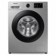 Samsung 8kg Front Load Washing Machine, EcoBubble, Hygiene Steam, 1400 RPM, Silver – WW80TA046AX - Teq Souq
