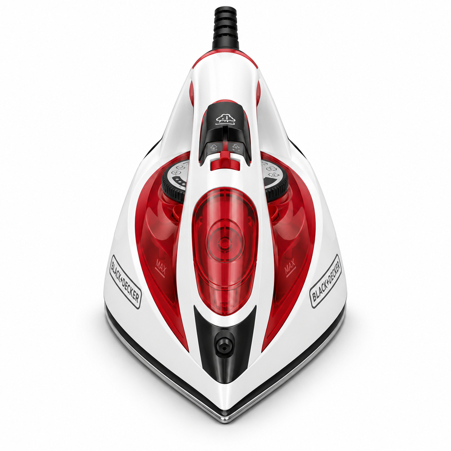 BLACK+DECKER X1550-B5 1600W Steam Iron – Non-Stick Soleplate - Teq Souq