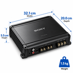 Load image into Gallery viewer, Sony XM-N502 500W 2-Channel Stereo Car Amplifier – 65W x 2 RMS, MOSFET Power Supply, Low Pass Filter, Black - Teq Souq