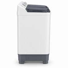 Hisense XPB100-SXA14 10kg Semi-Automatic Twin Tub Washing Machine – Top Load, Spin Dryer, Lint Filter, White/Grey - Teq Souq