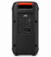 JVC XS-N4112PB Portable Bluetooth Party Speaker – RGB LED Lights, Wireless Microphone & Remote Control, Black - Teq Souq