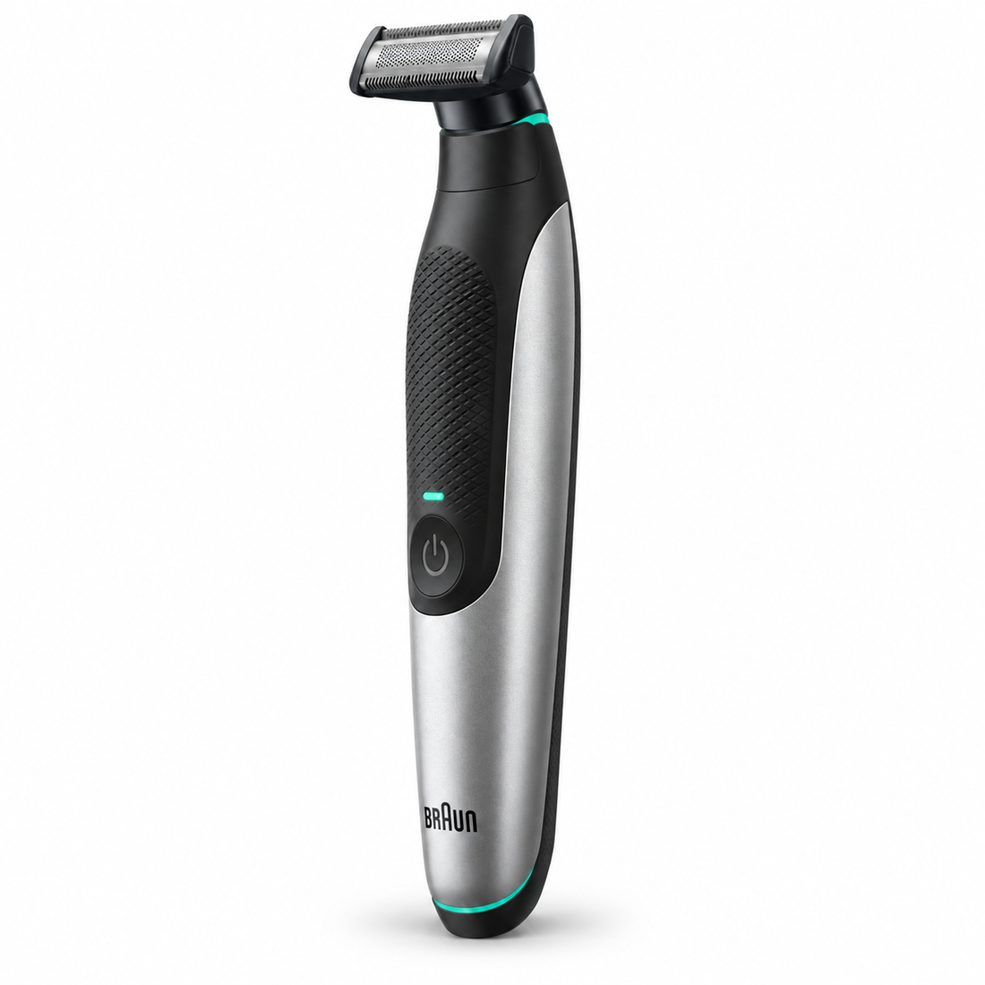 Braun Series X XT5200 All-in-One Face & Body Trimmer – 4D Flex Blade, 6 Combs, Waterproof, 45-Min Cordless Runtime, Black/Silver - Teq Souq