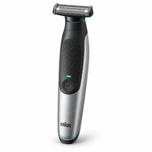 Braun Series X XT5200 All-in-One Face & Body Trimmer – 4D Flex Blade, 6 Combs, Waterproof, 45-Min Cordless Runtime, Black/Silver - Teq Souq