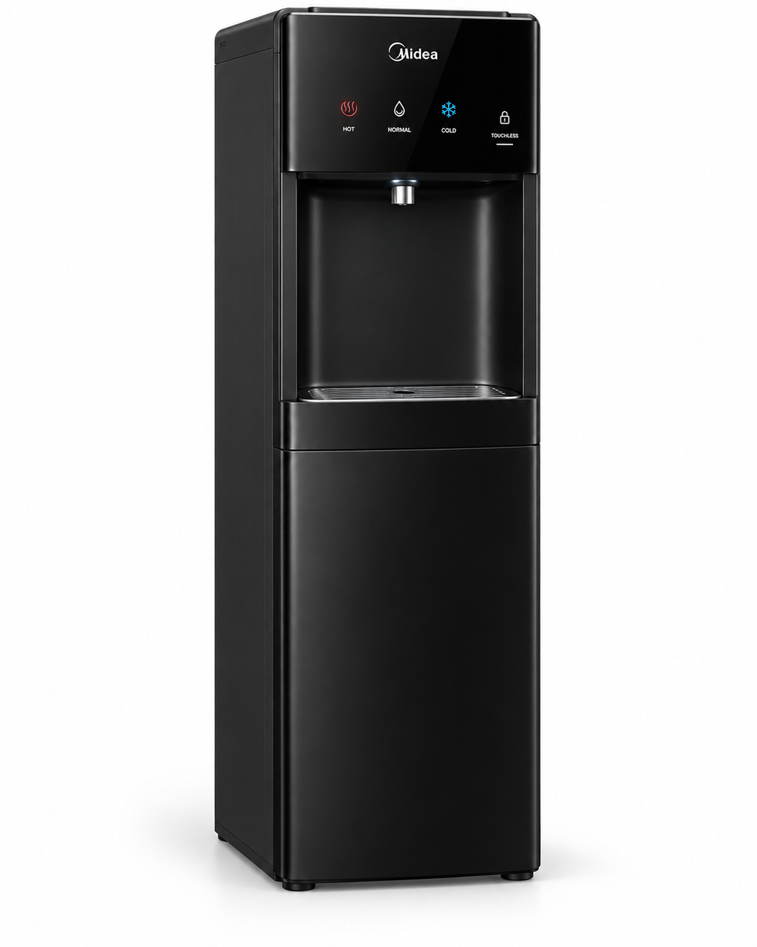 Midea YL1844S-IR Bottom Loading Water Dispenser – Hot, Cold & Ambient Water, Touchless Cold Dispensing, Child Safety Lock, Black - Teq Souq