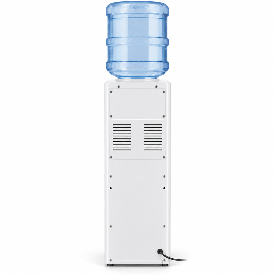 Midea YL2037SW Top Loading Water Dispenser – Hot, Cold & Ambient Water, Single Tap, Child Safety Lock, 20L Storage Cabinet, White - Teq Souq