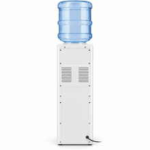 Midea YL2037SW Top Loading Water Dispenser – Hot, Cold & Ambient Water, Single Tap, Child Safety Lock, 20L Storage Cabinet, White - Teq Souq