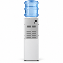 Midea YL2436-W Top Loading Hot & Cold Water Dispenser – Compressor Cooling, Child Safety Lock, 35L Storage Cabinet, White - Teq Souq