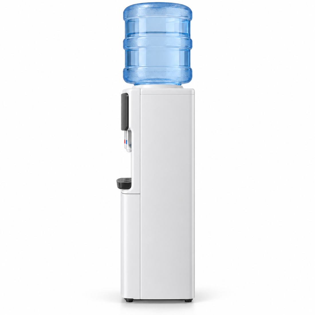 Midea YL2436-W Top Loading Hot & Cold Water Dispenser – Compressor Cooling, Child Safety Lock, 35L Storage Cabinet, White - Teq Souq