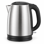 Load image into Gallery viewer, Kenwood ZJM10.000SS 1.7L Stainless Steel Electric Kettle – 2200W, Automatic Shut-Off, Removable Mesh Filter, 360° Cordless Base, Silver - Teq Souq
