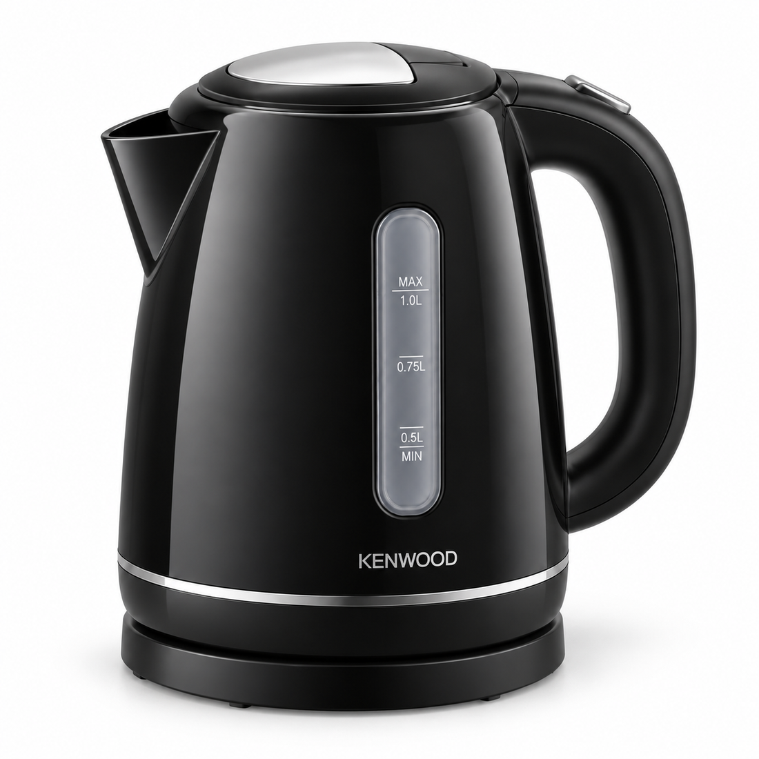 Kenwood ZJP01.A0BK 1.7L Electric Kettle – 2200W, Auto Shut-Off, Boil-Dry Protection, 360° Cordless Base, Black - Teq Souq