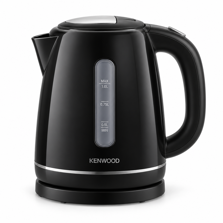 Kenwood ZJP01.A0BK 1.7L Electric Kettle – 2200W, Auto Shut-Off, Boil-Dry Protection, 360° Cordless Base, Black - Teq Souq