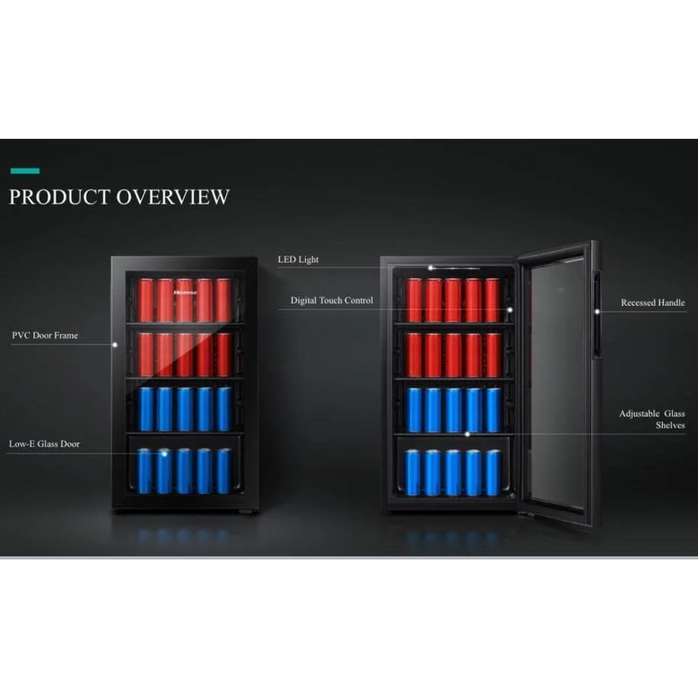 Hisense 122L Single Door Beverage Cooler RBC122N4ASU