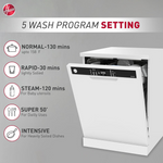 Load image into Gallery viewer, Hoover Freestanding Dishwasher HDW-V512-W
