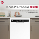 Load image into Gallery viewer, Hoover Freestanding Dishwasher HDW-V512-W
