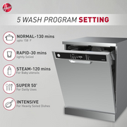 Hoover Freestanding Dishwasher HDW-V512-S